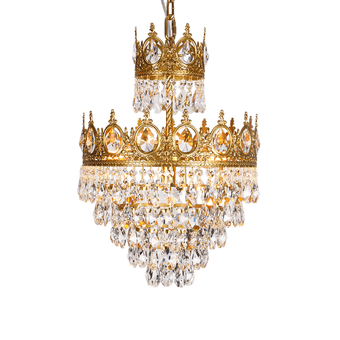 Luxeian Vintage Crystal Chandelier