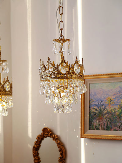 Luxeian Vintage Crystal Chandelier