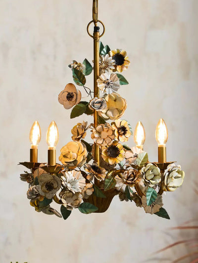 Vintage Floral Chandelier