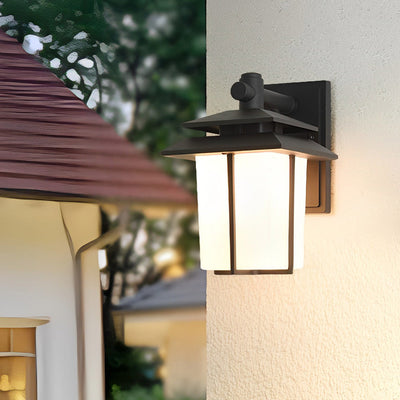 Great Vintage European Aluminum Outdoor Wall Sconces