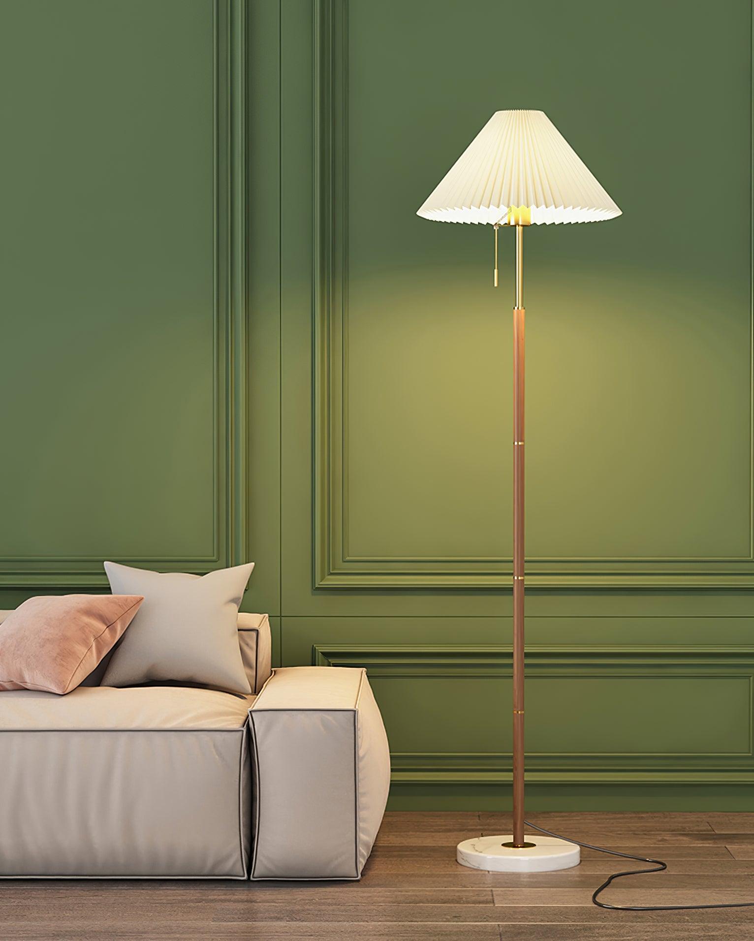 Kalem Minimalist Marble Floor Lamp