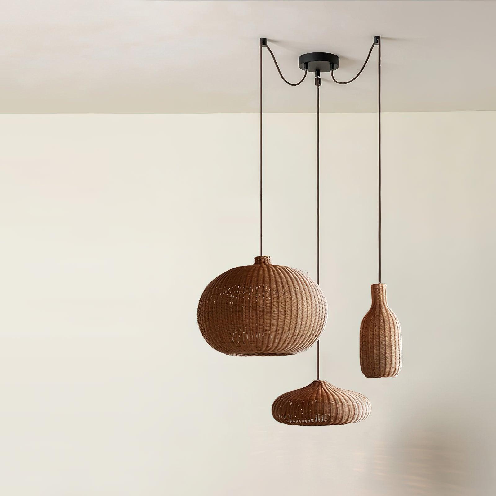 Socan Vintage Rattan Pendant Lamp