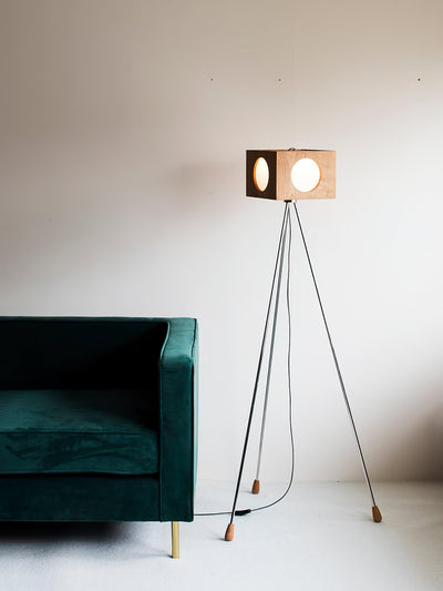 OrbitBox Vintage Camera Floor Lamp