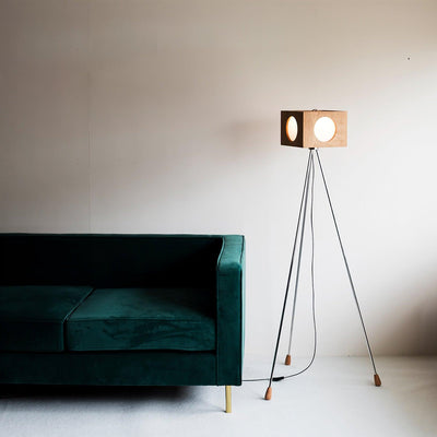 OrbitBox Vintage Camera Floor Lamp