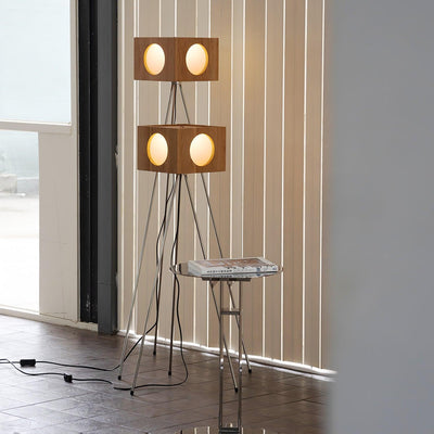 OrbitBox Vintage Camera Floor Lamp