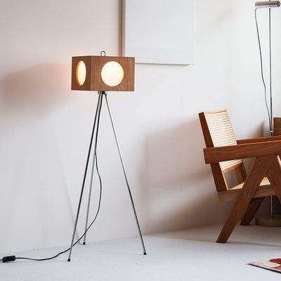 OrbitBox Vintage Camera Floor Lamp
