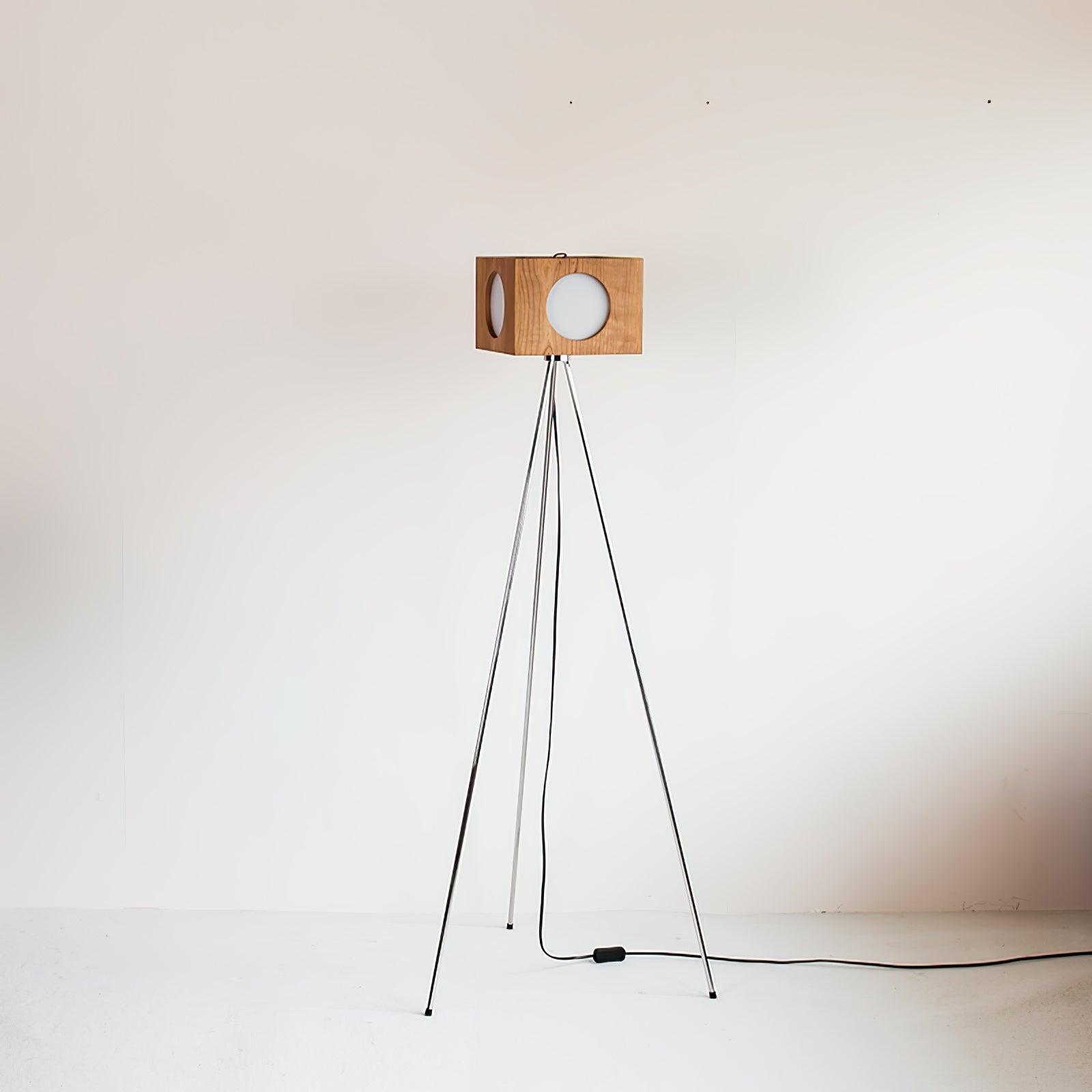 OrbitBox Vintage Camera Floor Lamp