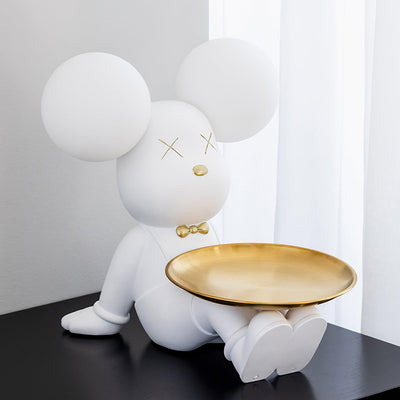 Kubo Resin Artistic Desk Lamp - Neutral Decor