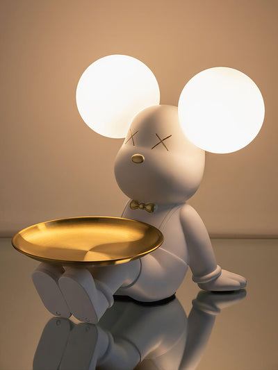 Kubo Resin Artistic Desk Lamp - Neutral Decor