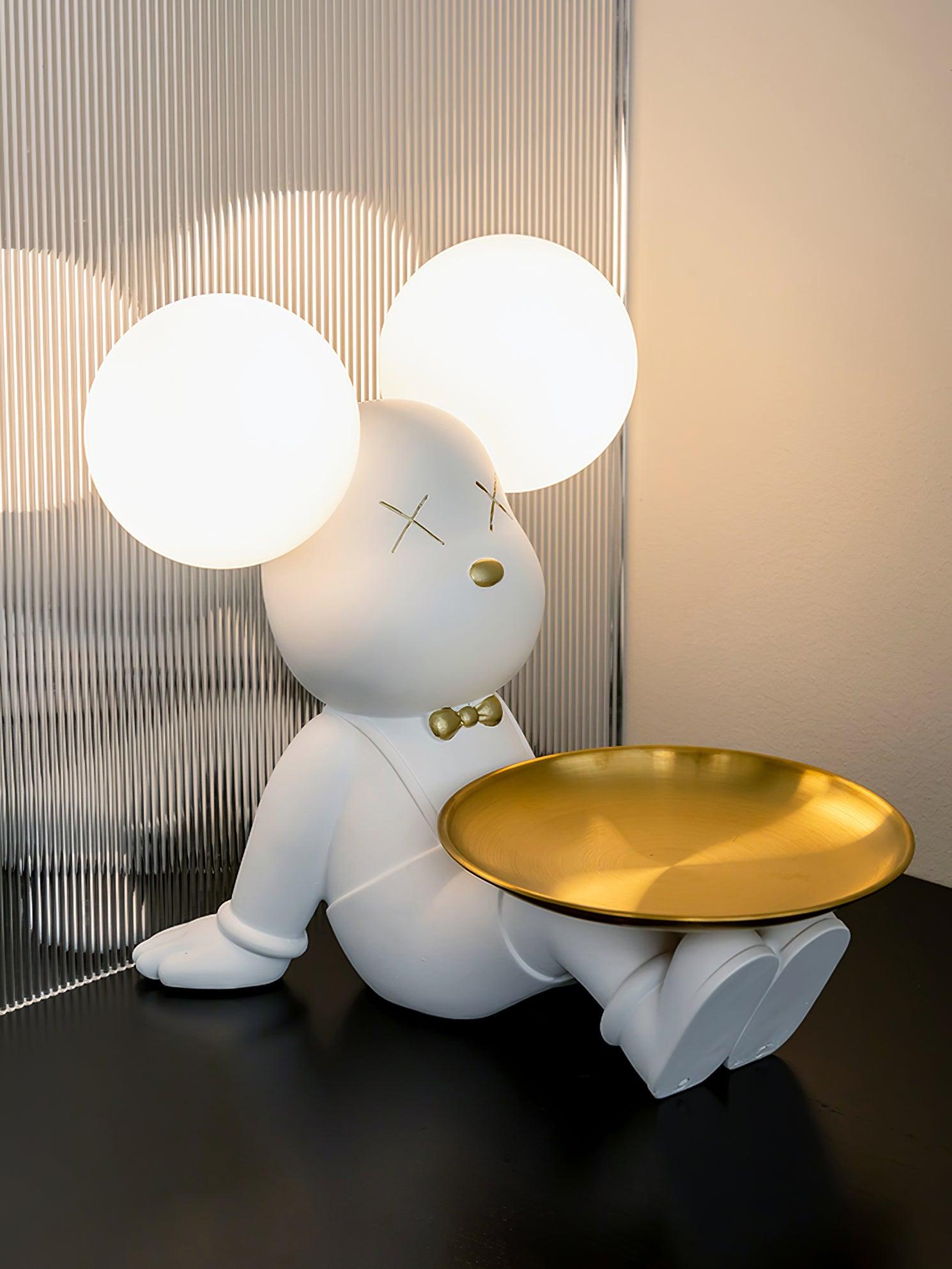 Kubo Resin Artistic Desk Lamp - Neutral Decor