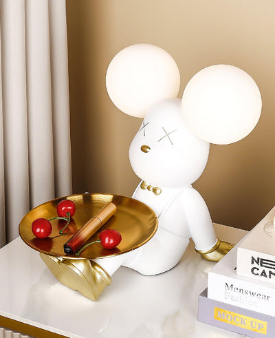 Kubo Resin Artistic Desk Lamp - Neutral Decor