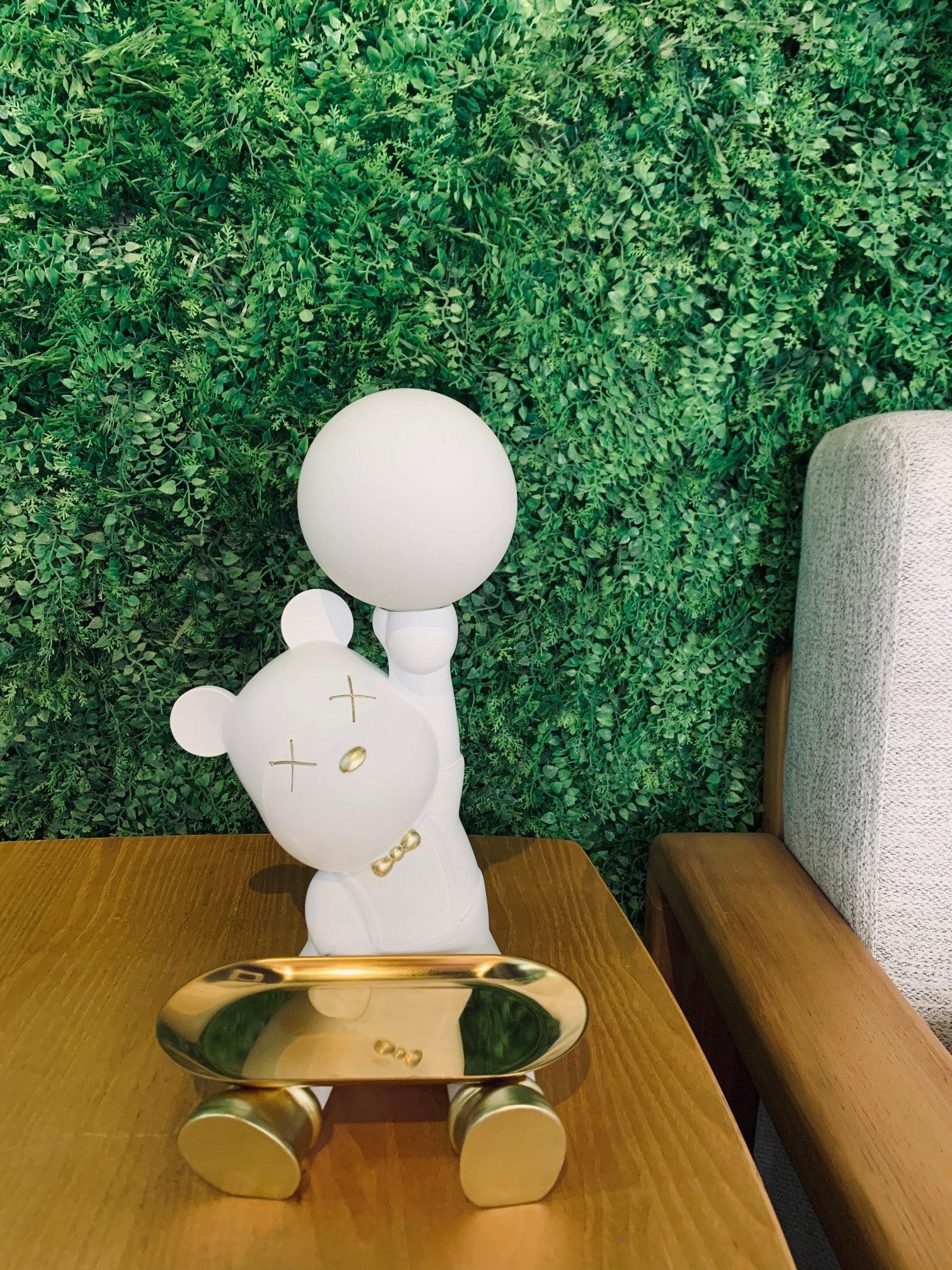 Kubo Resin Artistic Desk Lamp - Neutral Decor