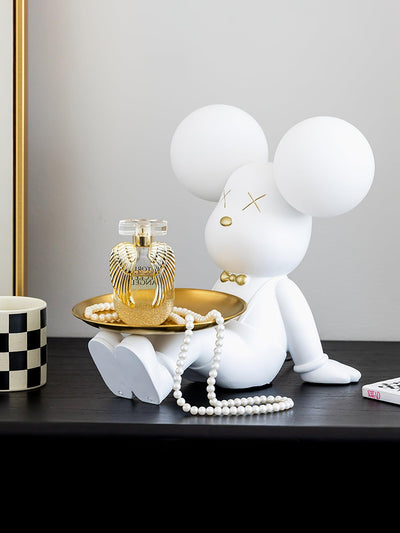 Kubo Resin Artistic Desk Lamp - Neutral Decor