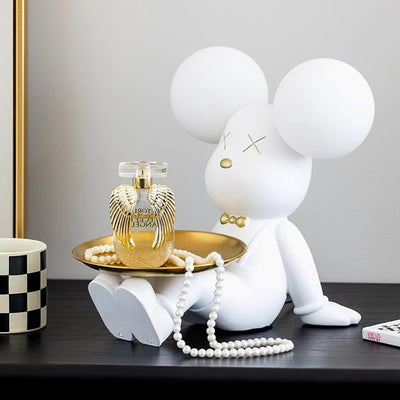Kubo Resin Artistic Desk Lamp - Neutral Decor