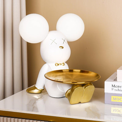 Kubo Resin Artistic Desk Lamp - Neutral Decor
