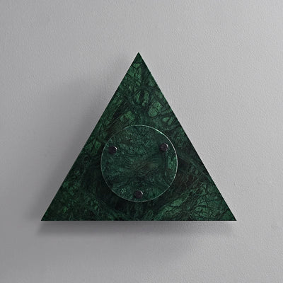 Pyramid Rustic Marble Wall Light