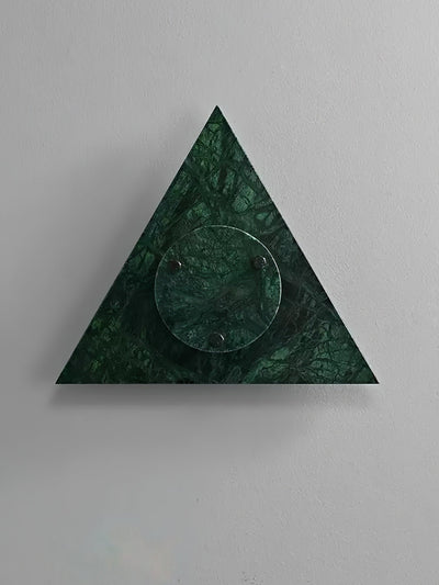 Pyramid Rustic Marble Wall Light