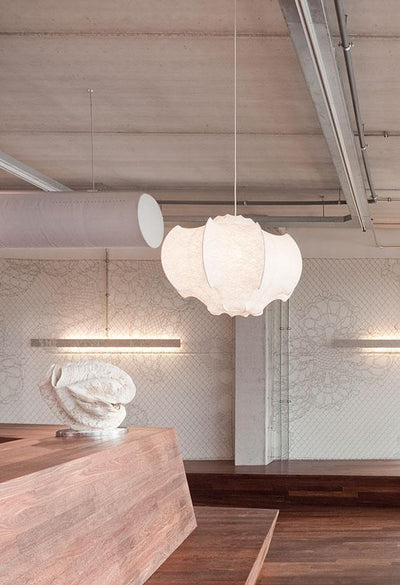 Lotus Minimalist Silk Pendant Lamp