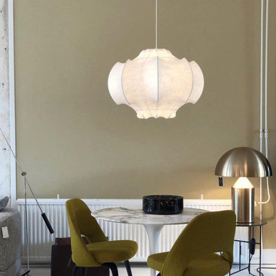 Lotus Minimalist Silk Pendant Lamp