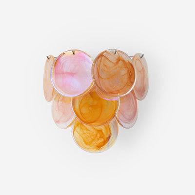 Vivelle Wall Light Ethereal Glass Petal - Neutral Decor