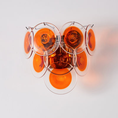 Vivelle Wall Light Ethereal Glass Petal - Neutral Decor