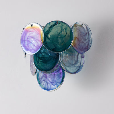 Vivelle Wall Light Ethereal Glass Petal - Neutral Decor