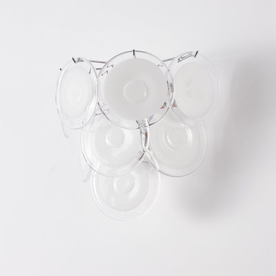 Vivelle Wall Light Ethereal Glass Petal - Neutral Decor