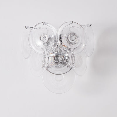 Vivelle Wall Light Ethereal Glass Petal - Neutral Decor