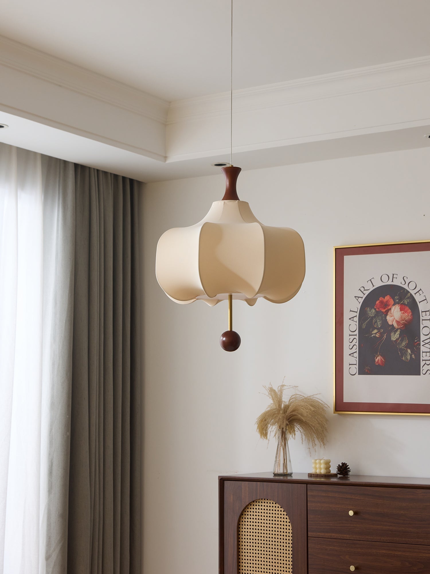 Venoryra Premium Elegance Cloud Wood Pendant Lamp