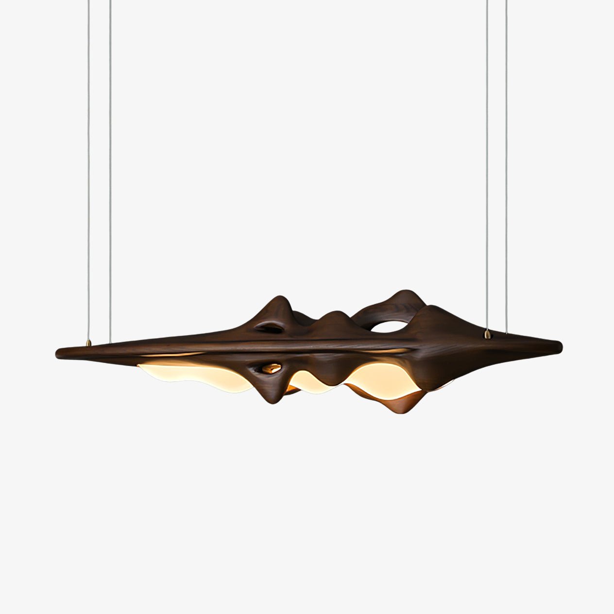 Ulsorira Topographic Wood Pendant Light