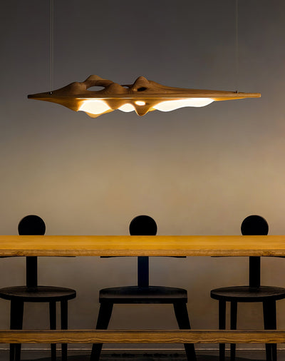Ulsorira Topographic Wood Pendant Light