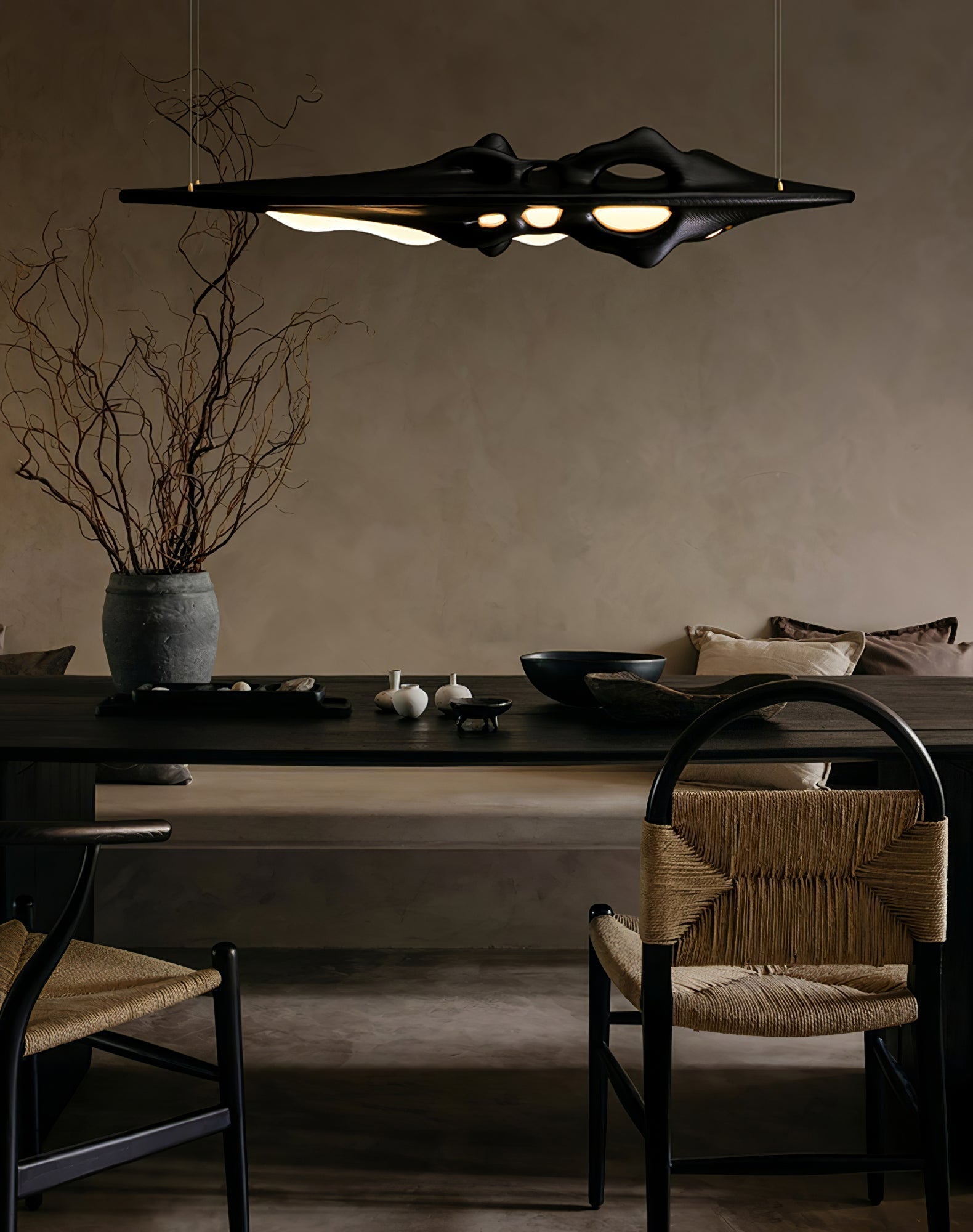 Ulsorira Topographic Wood Pendant Light