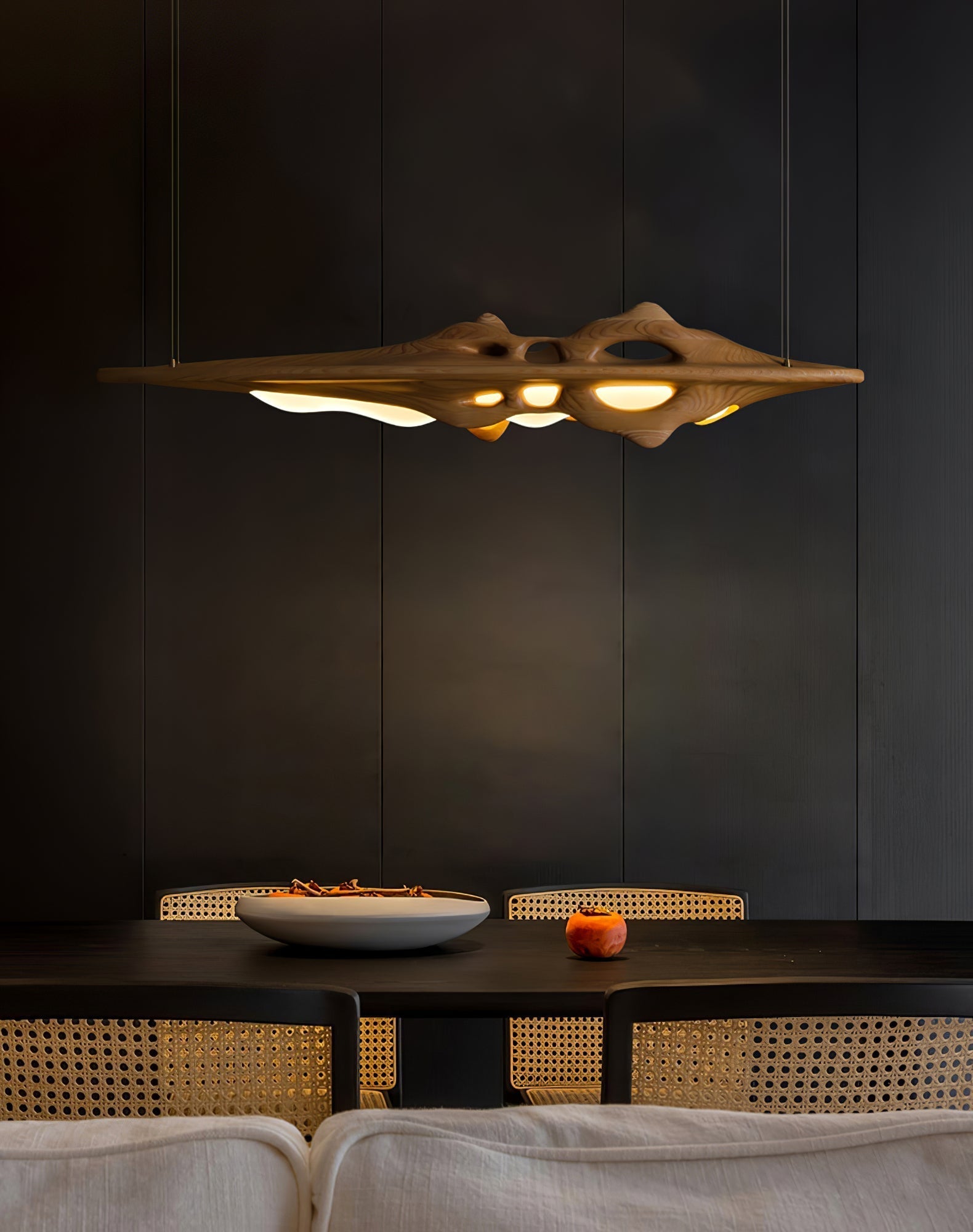 Ulsorira Topographic Wood Pendant Light