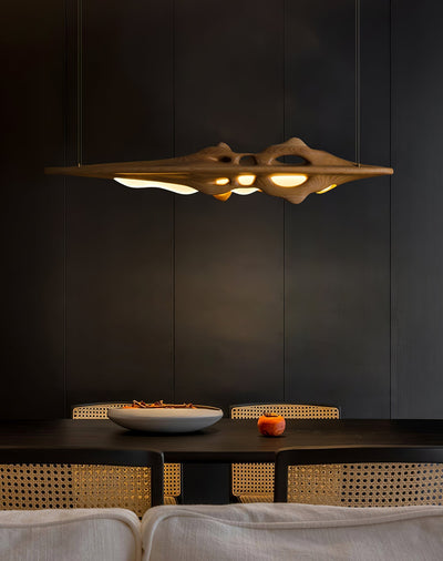 Ulsorira Topographic Wood Pendant Light
