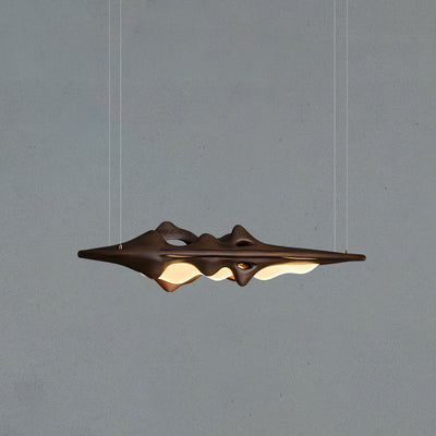 Ulsorira Topographic Wood Pendant Light