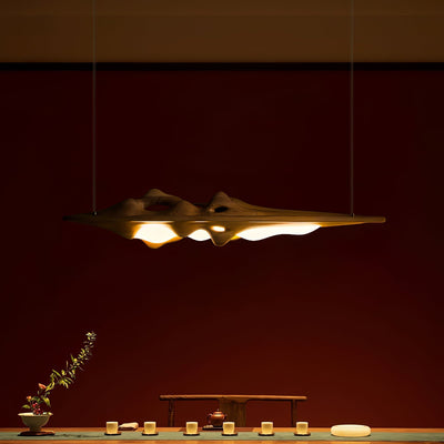 Ulsorira Topographic Wood Pendant Light