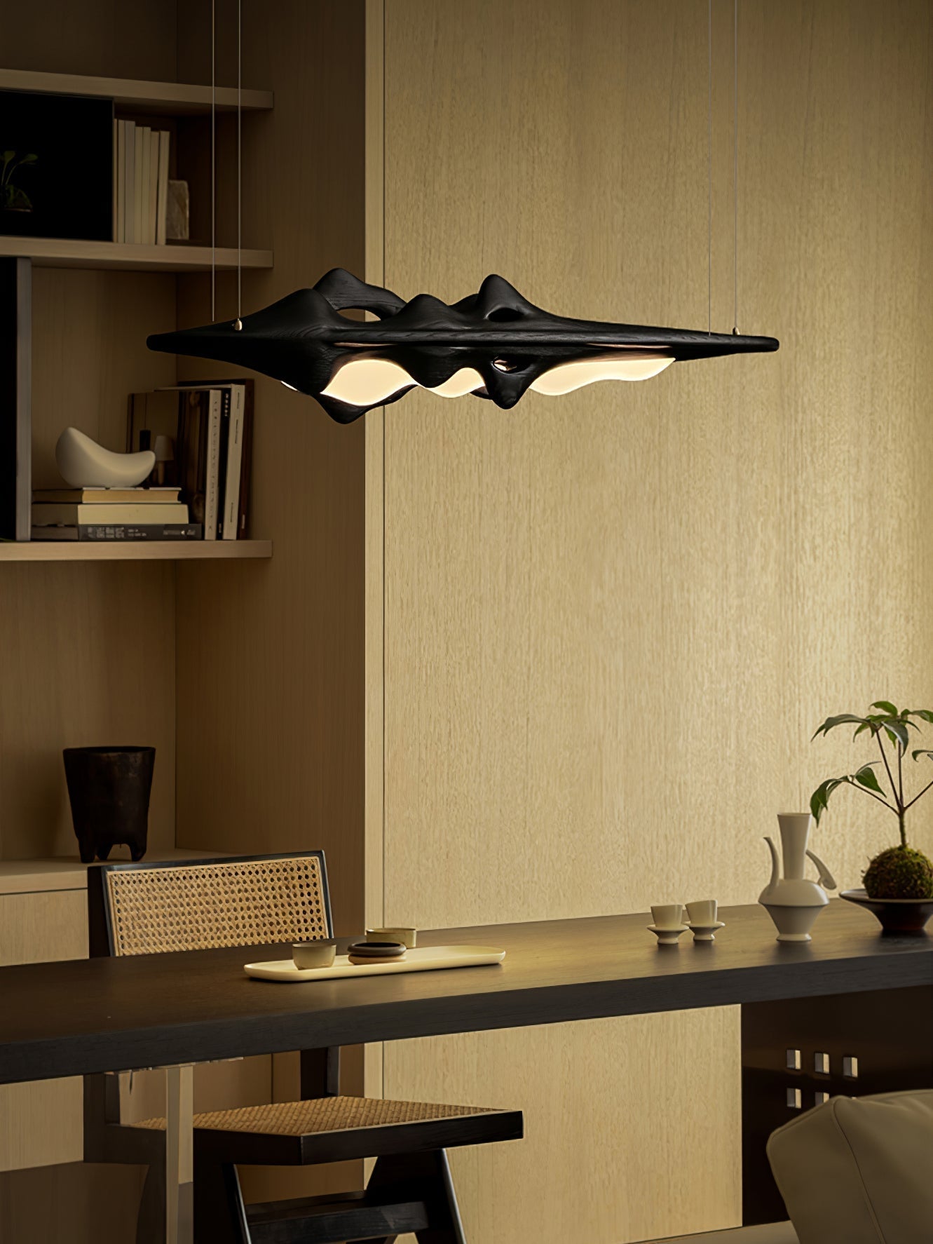 Ulsorira Topographic Wood Pendant Light