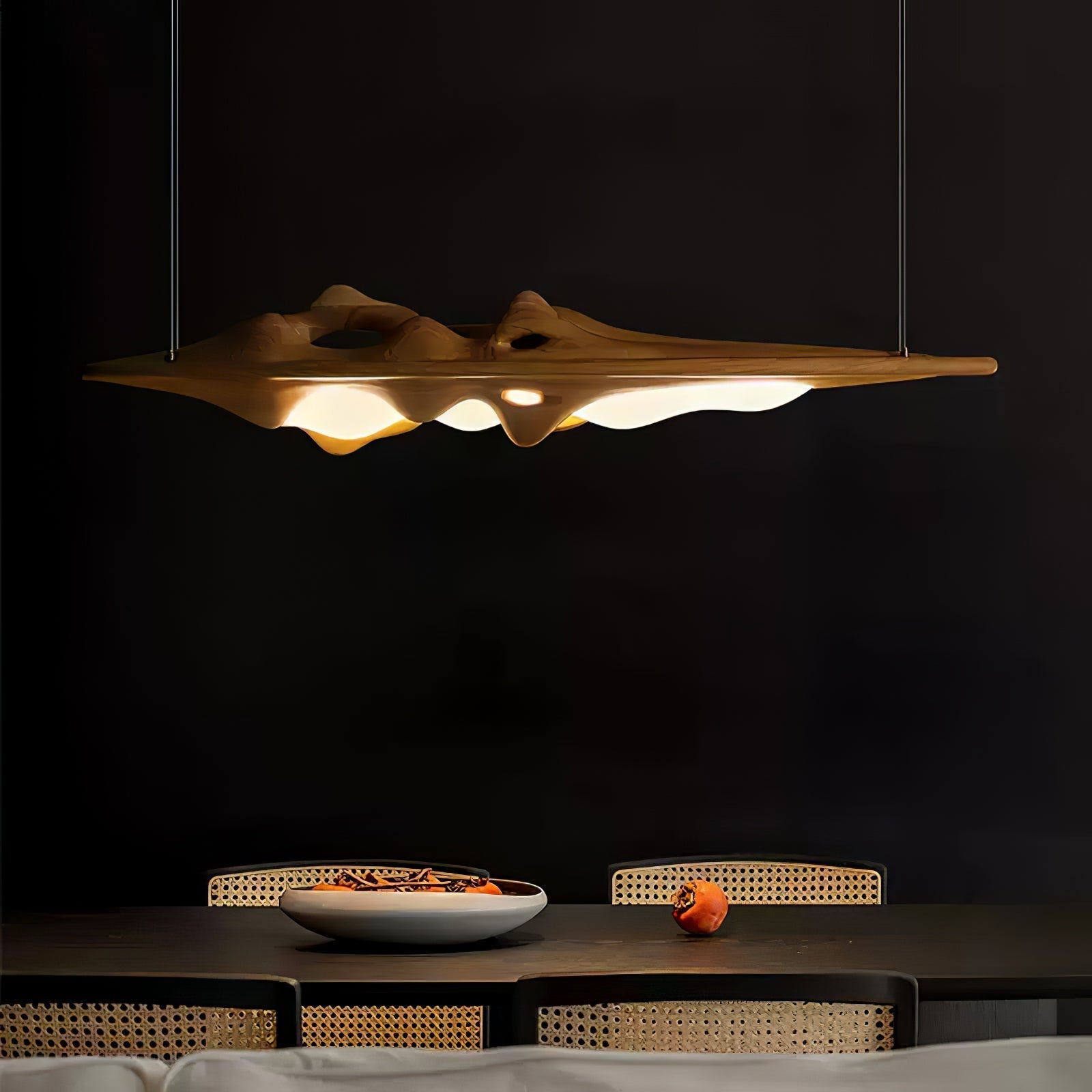 Ulsorira Topographic Wood Pendant Light