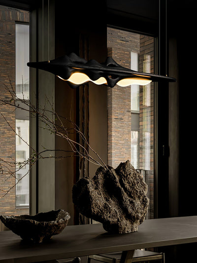 Ulsorira Topographic Wood Pendant Light