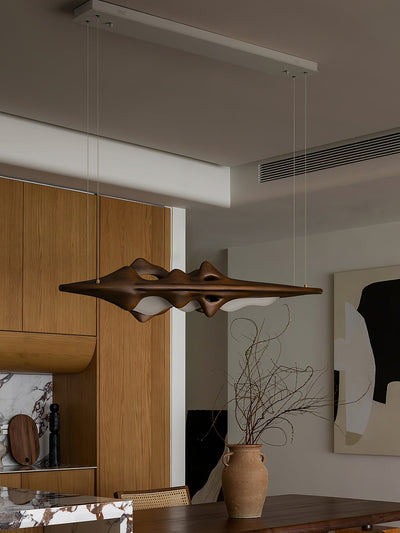 Ulsorira Topographic Wood Pendant Light