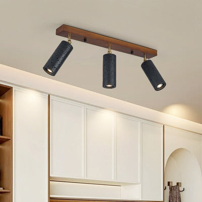 Eurliryra  Black Travertine Trio Ceiling Spot
