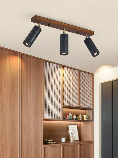 Eurliryra  Black Travertine Trio Ceiling Spot