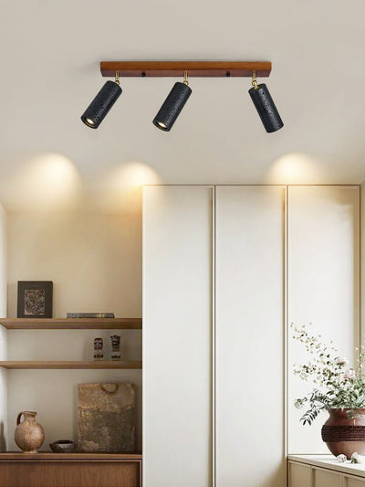 Eurliryra  Black Travertine Trio Ceiling Spot