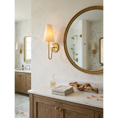 Nerafield Brass Indoor Wall Light