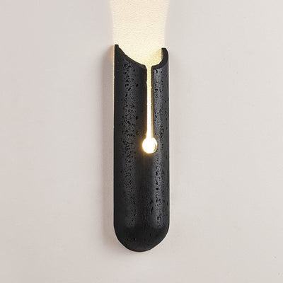 Elraeila Split Black Travertine Wall Light