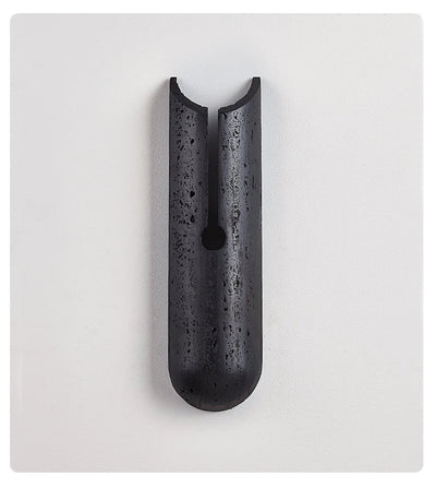 Elraeila Split Black Travertine Wall Light