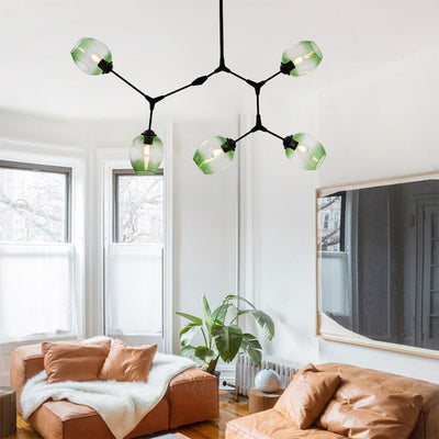 Valentina Nordic Modern Glass Pendant Light Bubble - Neutral Decor