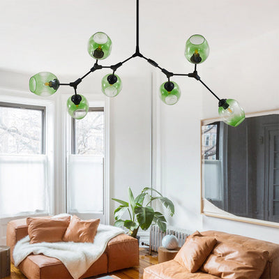Valentina Nordic Modern Glass Pendant Light Bubble - Neutral Decor