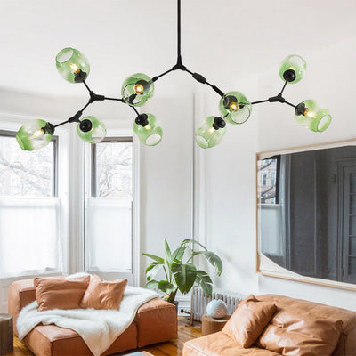 Valentina Nordic Modern Glass Pendant Light Bubble - Neutral Decor
