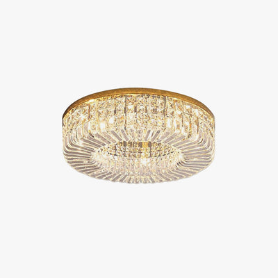 Kristy Luxury Flush Mount /Crystal Ceiling Light - Neutral Decor